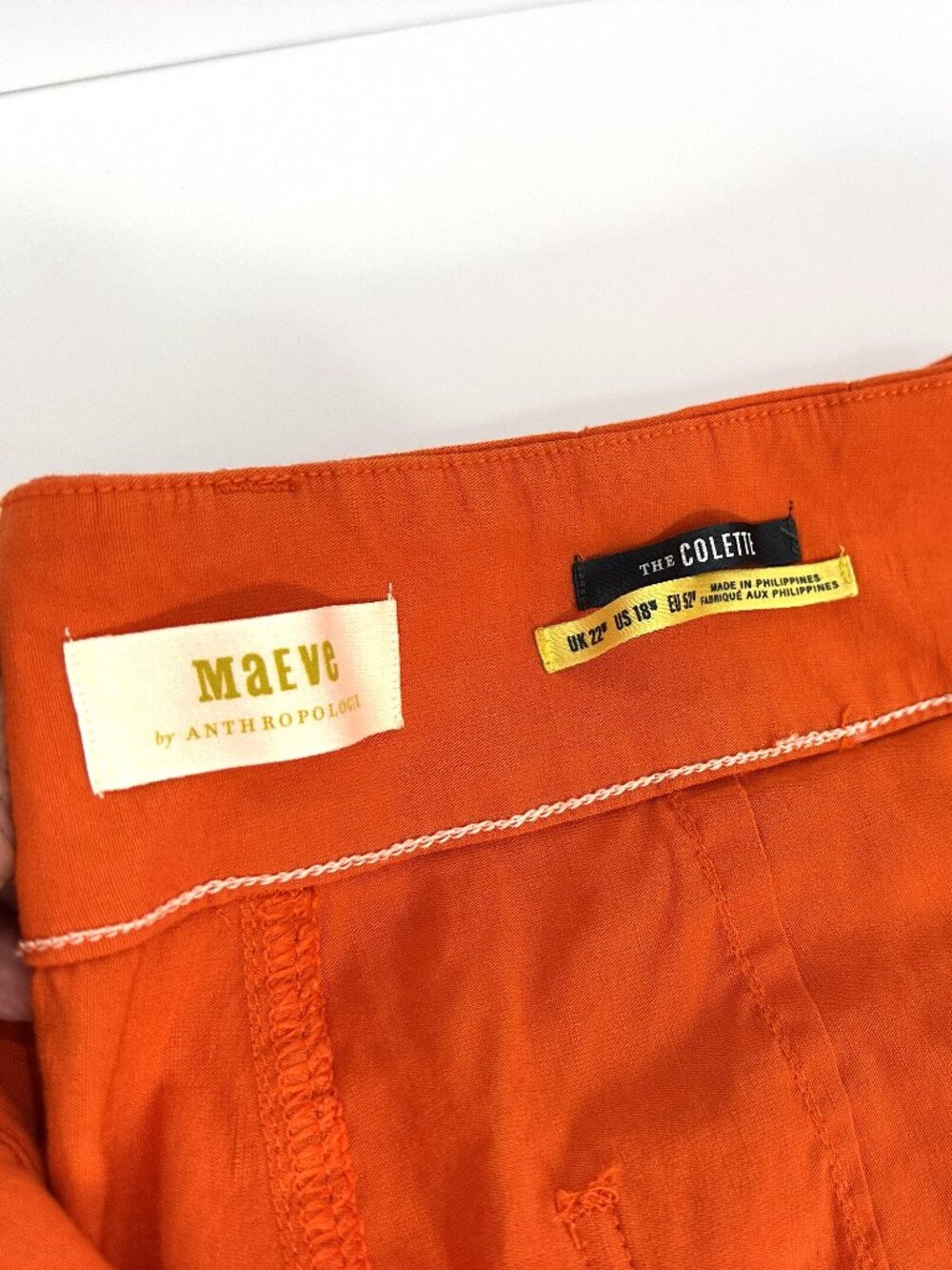 Maeve by Anthropologie The Collette Crop Pants - Picture 3 of 3